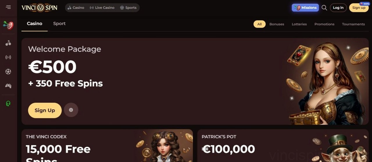 Vincispin Casino Casino